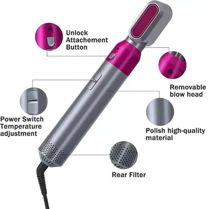 5-in-1 Hot Air Hair Dryer Style