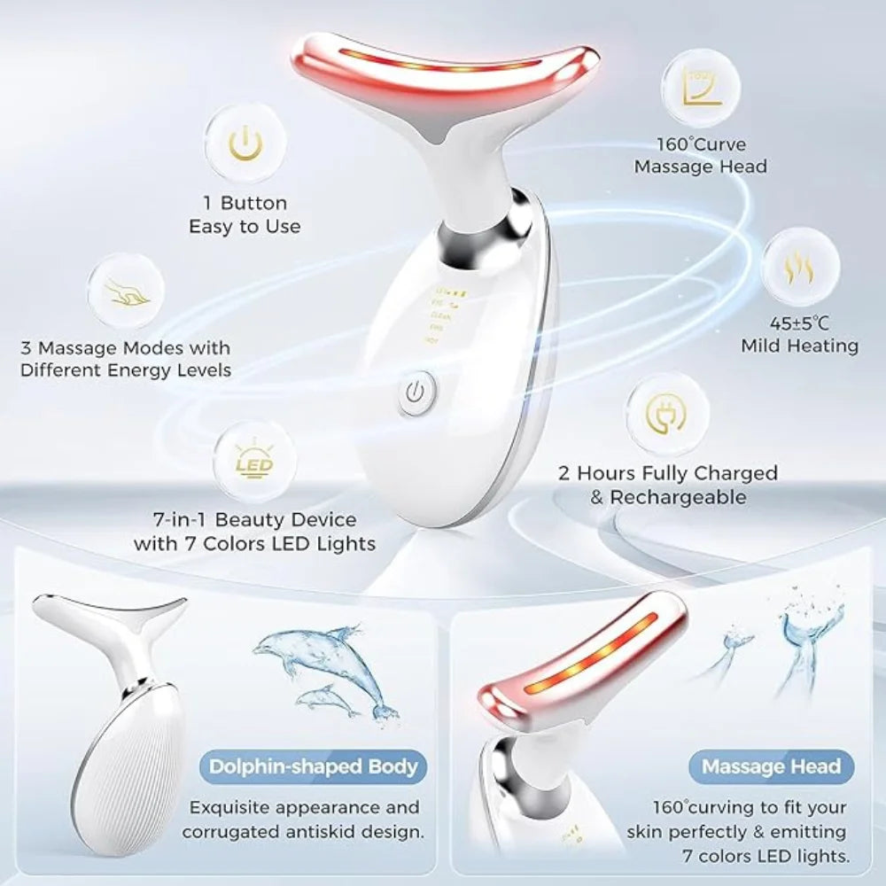 LED Light Therapy Facial Massager